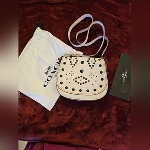 Coach studded crossbody
